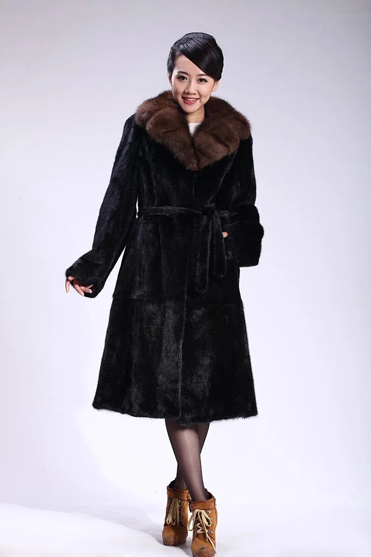 sable fur collar