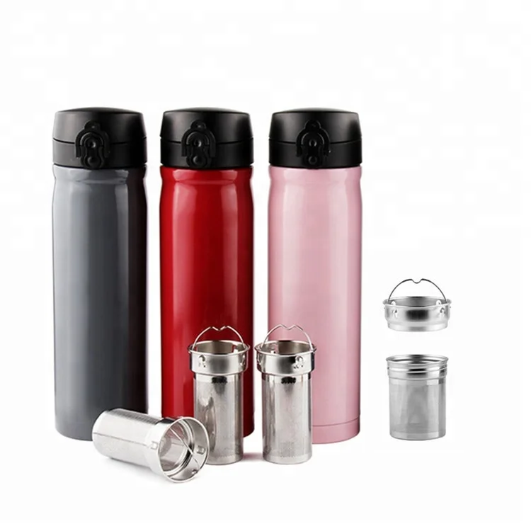 Vacuum Flask Thermos Tea Infuser 17oz Stainless Steel Thermos