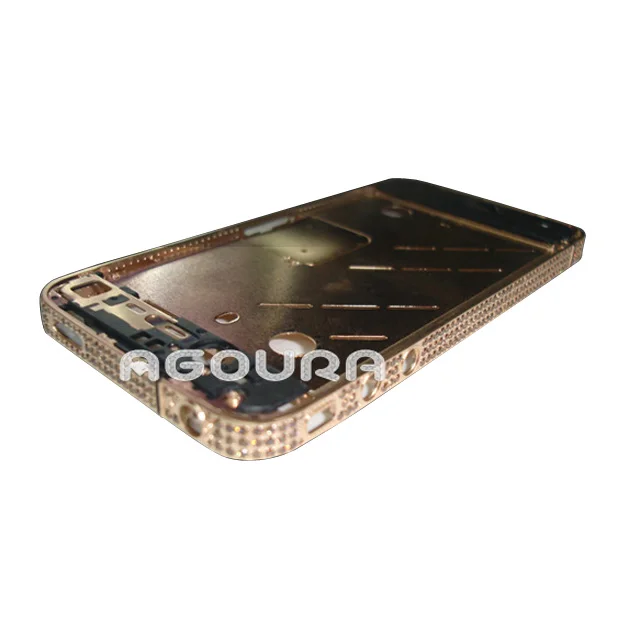 

Wholesale Rose Gold Middle Plate Frame Housing For iPhone 4s replacement