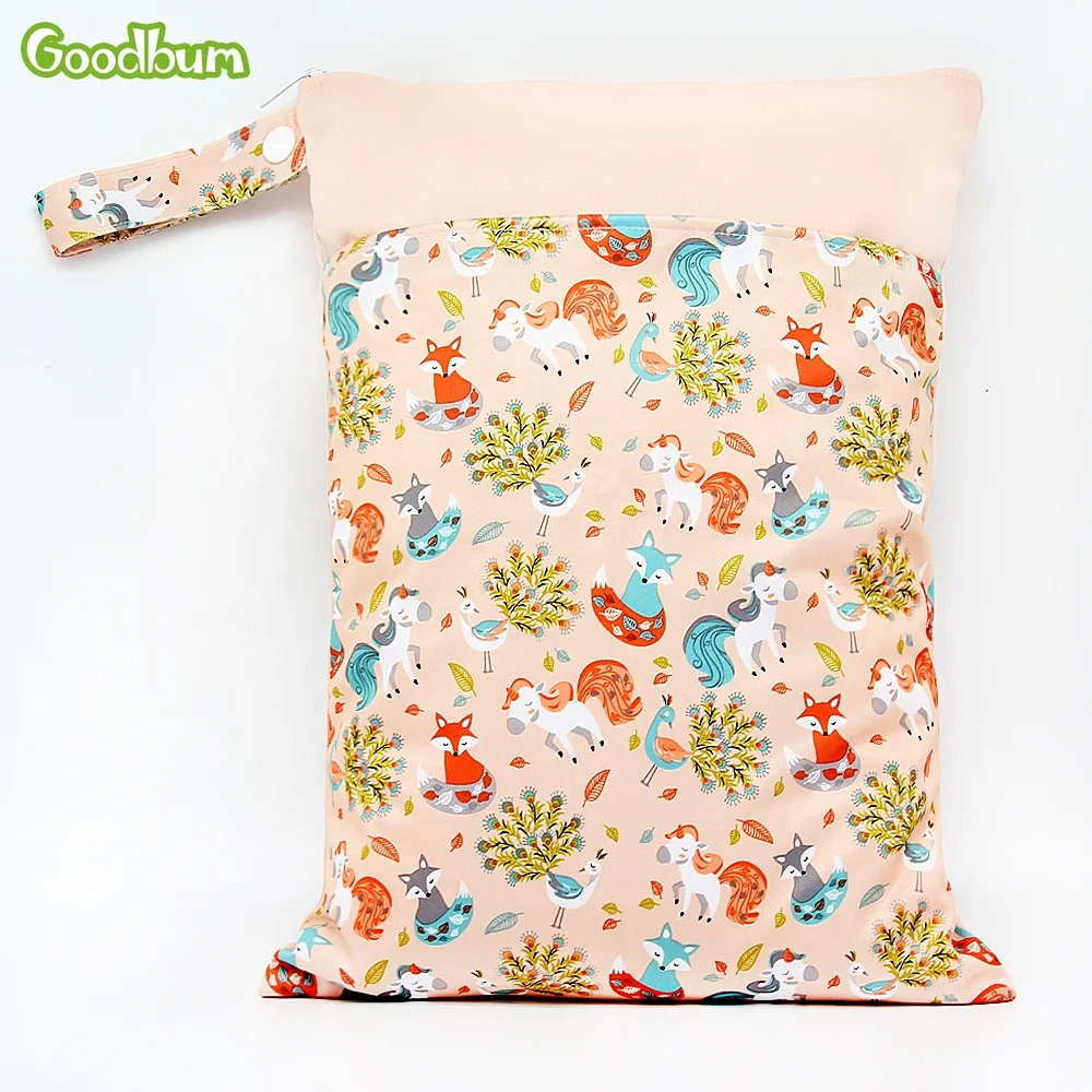 

Goodbum Cloth Diaper Wet Bag Wet Dry Duffel Bag, Customized colors