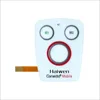 Resistive microwave silver paste overlay graphic membrane switch with LED