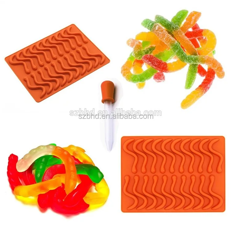 BPA Free Silicone Mold For Gummie Chocolate Ice Cubes and Candy with one dropper07.jpg