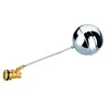 SS2060 206 Brass Full Port Ball Valve Water level controller float valve 1/4" l type three ways brass ball valve