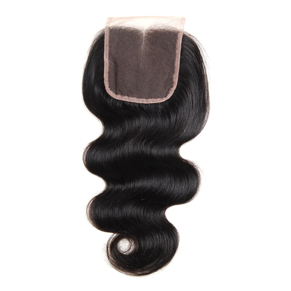 

Pre Plucked Natural Hair Line 4 x 4 Virgin Human Hair Lace Closure Body Wave, N/a