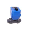 High wattage CE RoHS CTF-001 dn32 dn40 dn50 5vdc 12vdc double female thread plastic motorized auto ball valve