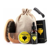 

MOQ100 Private Label Beard Care Gift Set Beard Grooming Kit