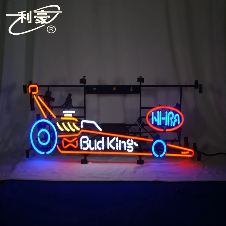 Good price budweiser beer hanging light hustle best quality factory price tattoo neon signs