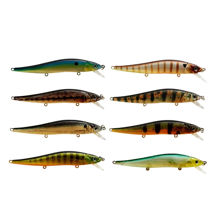

Gorgons 4'' 14g 4 feet deep diving bass fishing lure minnow 120mm minnow, Vavious colors