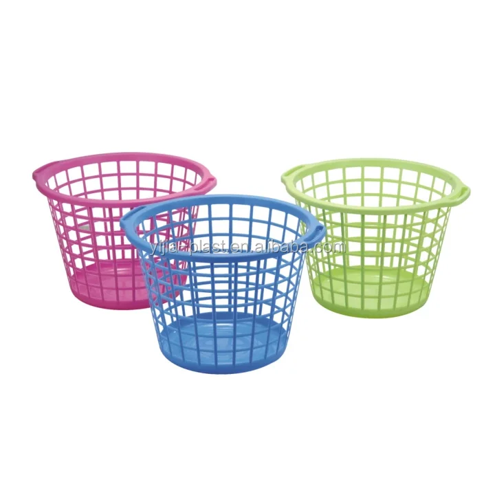 Round Plastic Laundry Basket Buy Colored Plastic Laundry Baskets