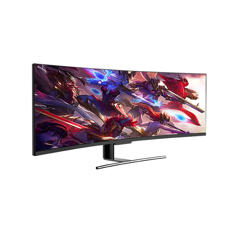 

Full High-definition LED Monitor 49 Inch 4k Curved Computer Gaming Monitor 144HZ 1MS