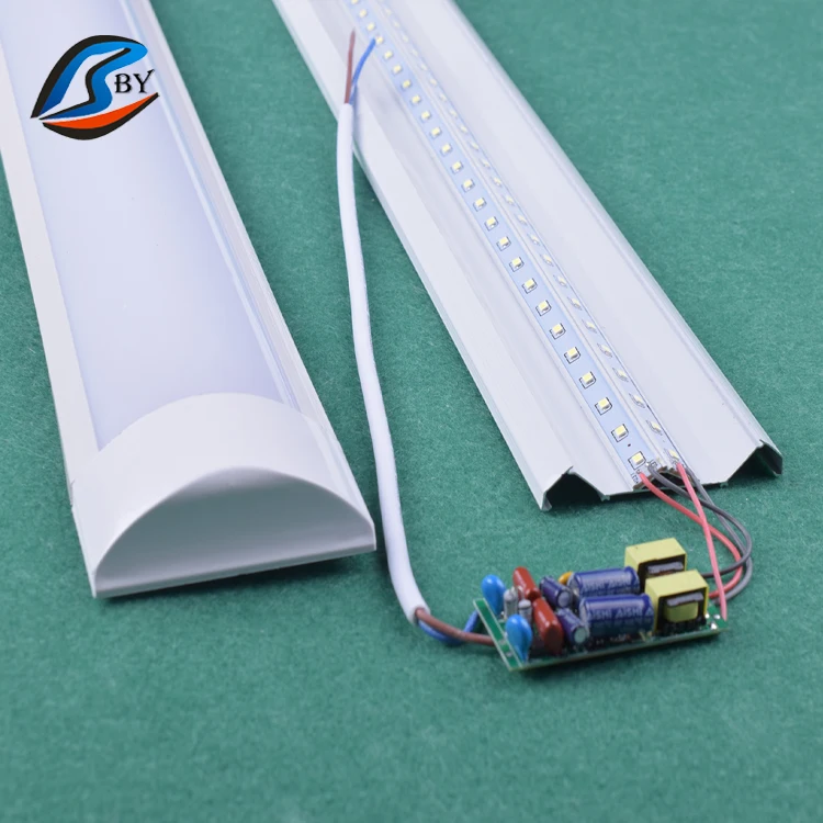 LED Linear Light/12v /220v 4ft diffuser Ceiling mounted LED batten tube lighting