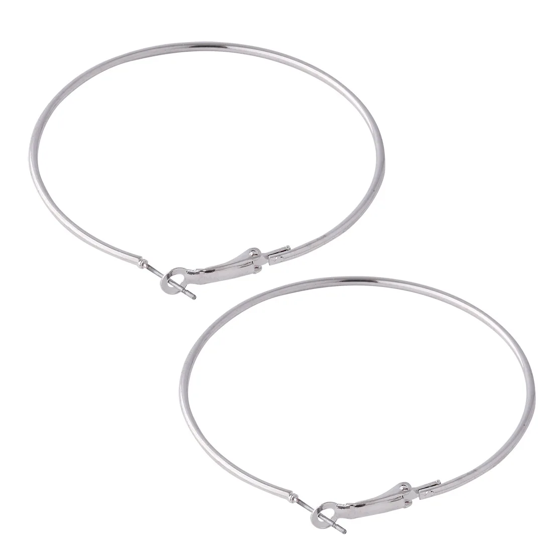 Wholesale Fashion 3 Pairs Simple Metal Big Circle Hoop Earrings for Women