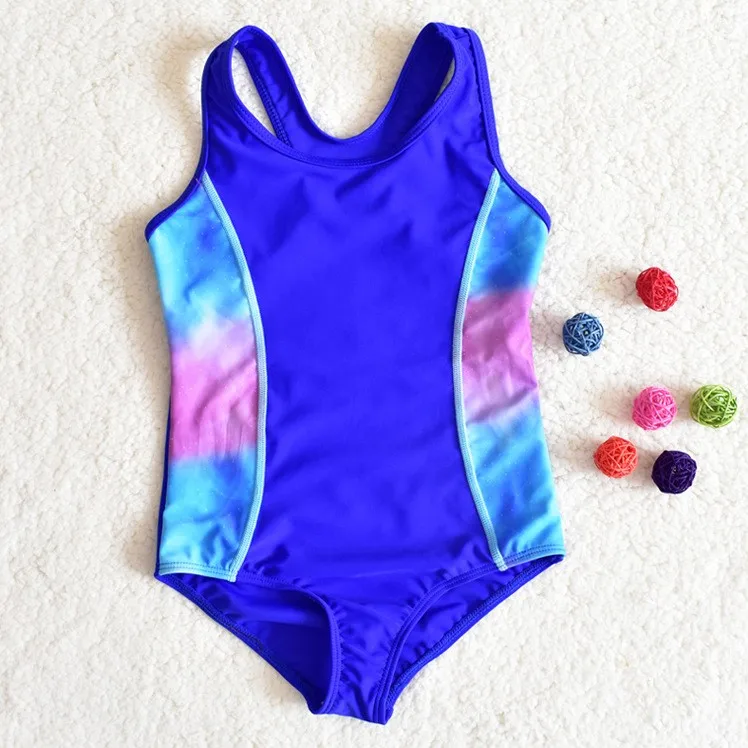 New Arrival Girl One Piece Blue Swimwear Swimsuit Kids Girl Swimwear ...