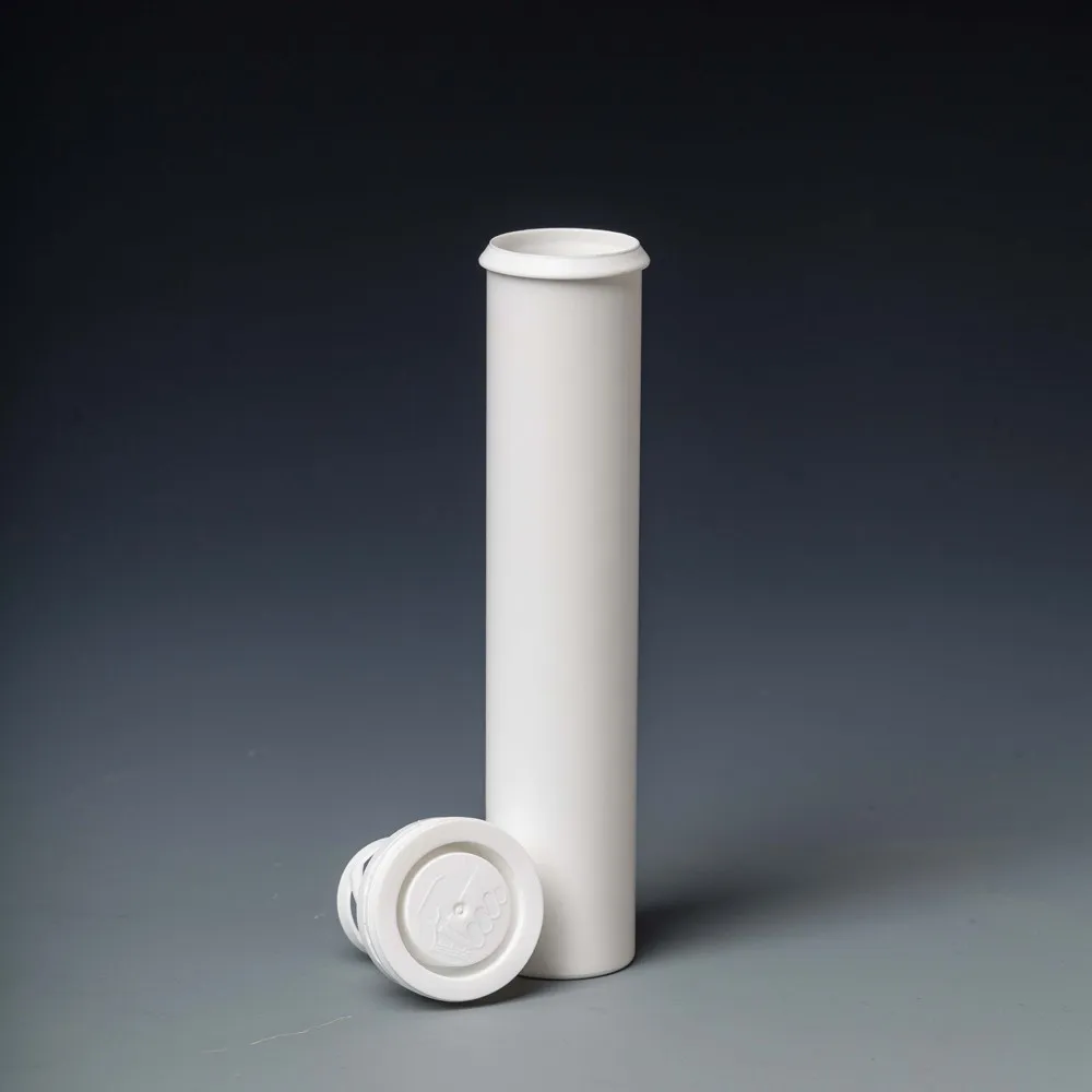 Wholesale 133mm Height White Medicine Tube China Plastic Tube With Cap