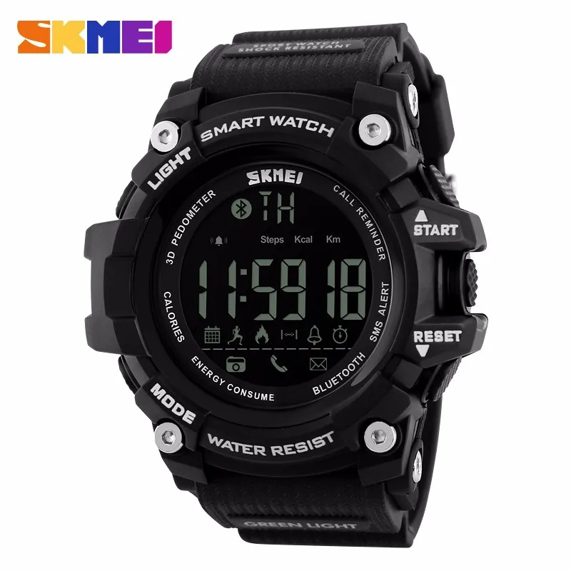 

SKMEI 1227 cheap bluetooth watch with app remind outdoor sports watch skmei men cool smart watches