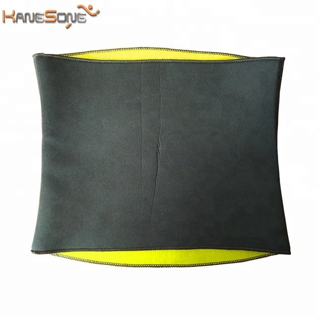 

wholesale high quality women body waist shaper trainer neoprene slimming waist belt, Black+yellow
