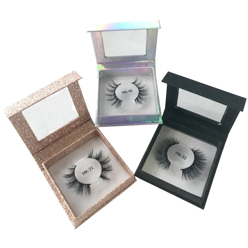

Fast Shipping New Custom Label 18 mm Wholesale Fluffy Real mink eyelashes Lash Kit Vendor