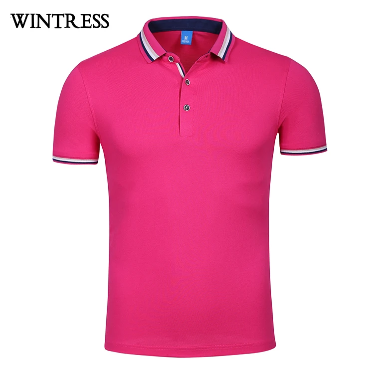 

Wholesale high quality plain t-shirt polo 100% cotton black and red polo shirts slim fit