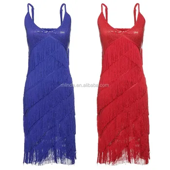 tassel cocktail dress