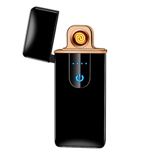 Image of AB006 Yanzhen fingerprint sensor metal usb lighter ,rechargeable lighter ,cigarret lighter with customized logo