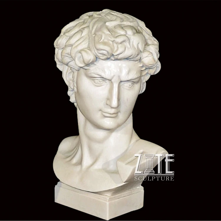 Classic Designs White Bust Stone Man Statue Marble David Head Sculpture Buy Marble Bust Statue