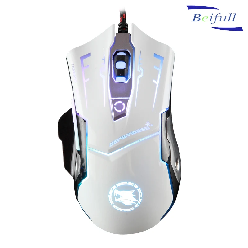 Led Light Flashing Custom Usb Wire Mouse Gaming With Free Shipping