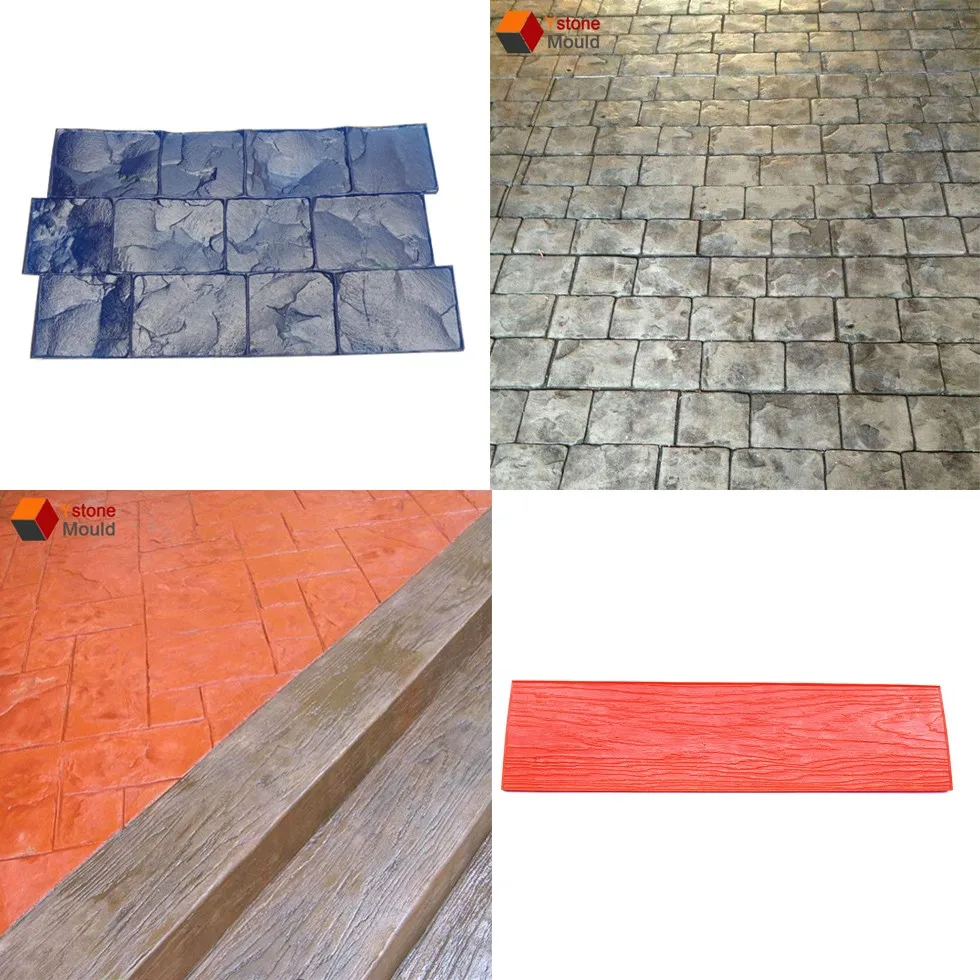 Us Standard Slate Concrete Floor Stamp Mat Buy Concrete Stamp