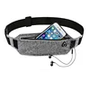 Slim Running Belt, Ultra Light Bounce Free Waist Pouch Fitness Workout Belt Sport Waist Pack for iphone X XS For Samsung S9 S10