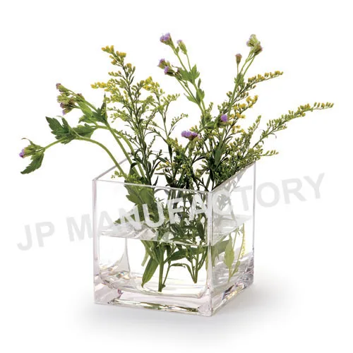 Cheap Flower Vases Small Flower Vases Diamond Cutting Acrylic Tabletop