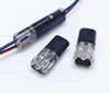 I Shape Quick Splice Wire Wiring Electrical Connector for 2 Pin 22-20 AWG LED Strip Cable Crimp Terminal Blocks Conductor