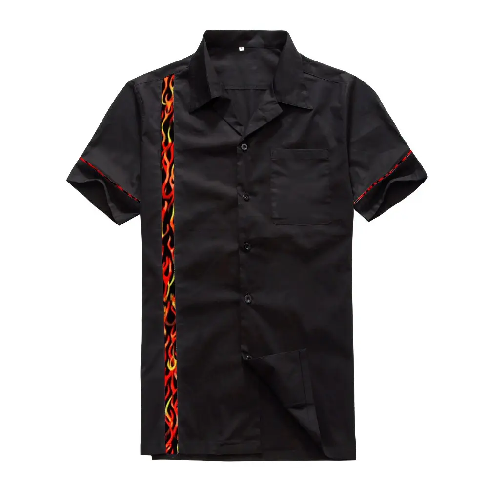 

wholesale latest hawaiian buttons polo cotton summer shirts designs for mens custom pattern