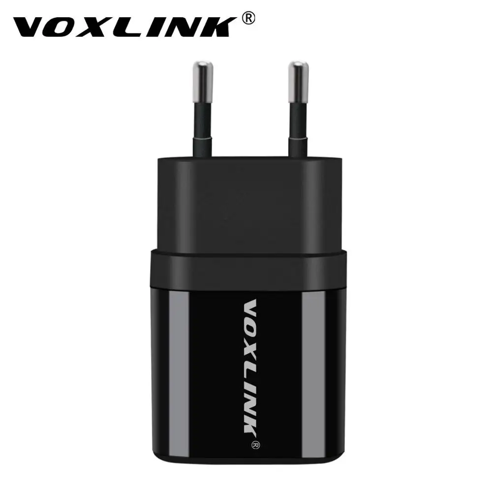 

VOXLINK 5V 2.4A USB Charger Travel Portable Charger Adapter Phone Charger for iphone Samsung Xiaomi Black