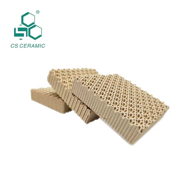 
Customized Materials Dimensions rhombus Square Round Cordierite BBQ grill insulating infrared honeycomb ceramic burner plate 