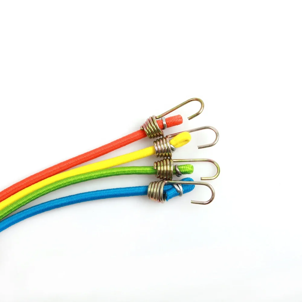 
20 pcs 4mm colored elastic bungee cord strap assortment 