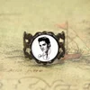 Elvis ring jail house rock famous rock star glass Photo Cabochon ring