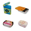 various styles mini rectangle tin case for mint / lapstick / candy