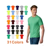 

2019 100% Cotton Blank apparel Basic Plain Custom logo men T Shirt