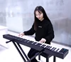 88 key plastic musical instruments bluetooth mode electronic keyboard piano with musict stand