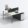 Modern Modular Loft Office Furniture Linear Work Station Workstation Working Table 2 Seater Person Staff Cluster Office Desk