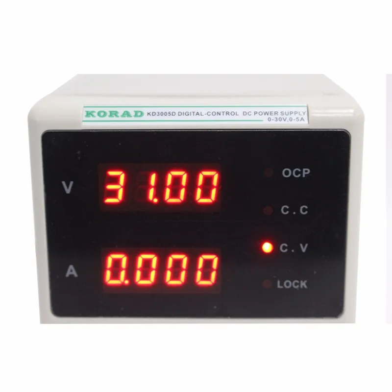 KORAD KA3005D yüksek hassasiyetli Ayarlanabilir Dijital DC Güç Kaynağı 4 Adet mA 30 V/5A bilimsel araştırma için hizmet laboratuvar