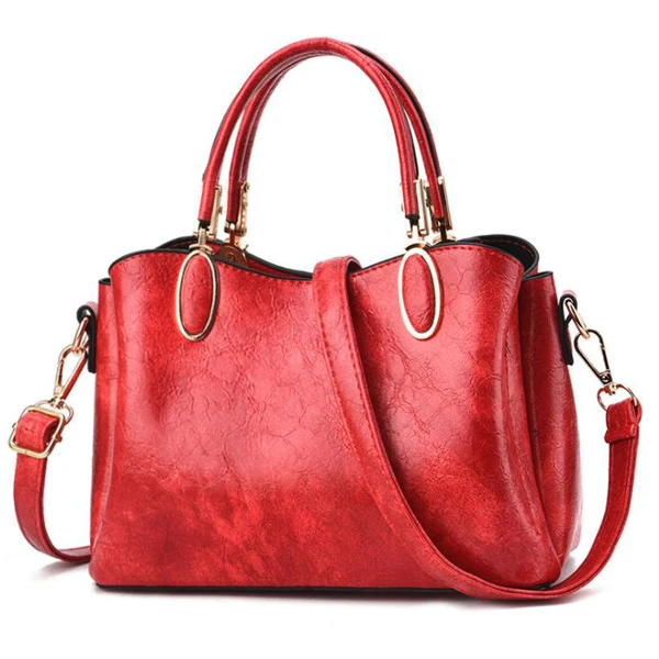 

CB177 Promotional high quality vintage designer pu leather female handbags brands china