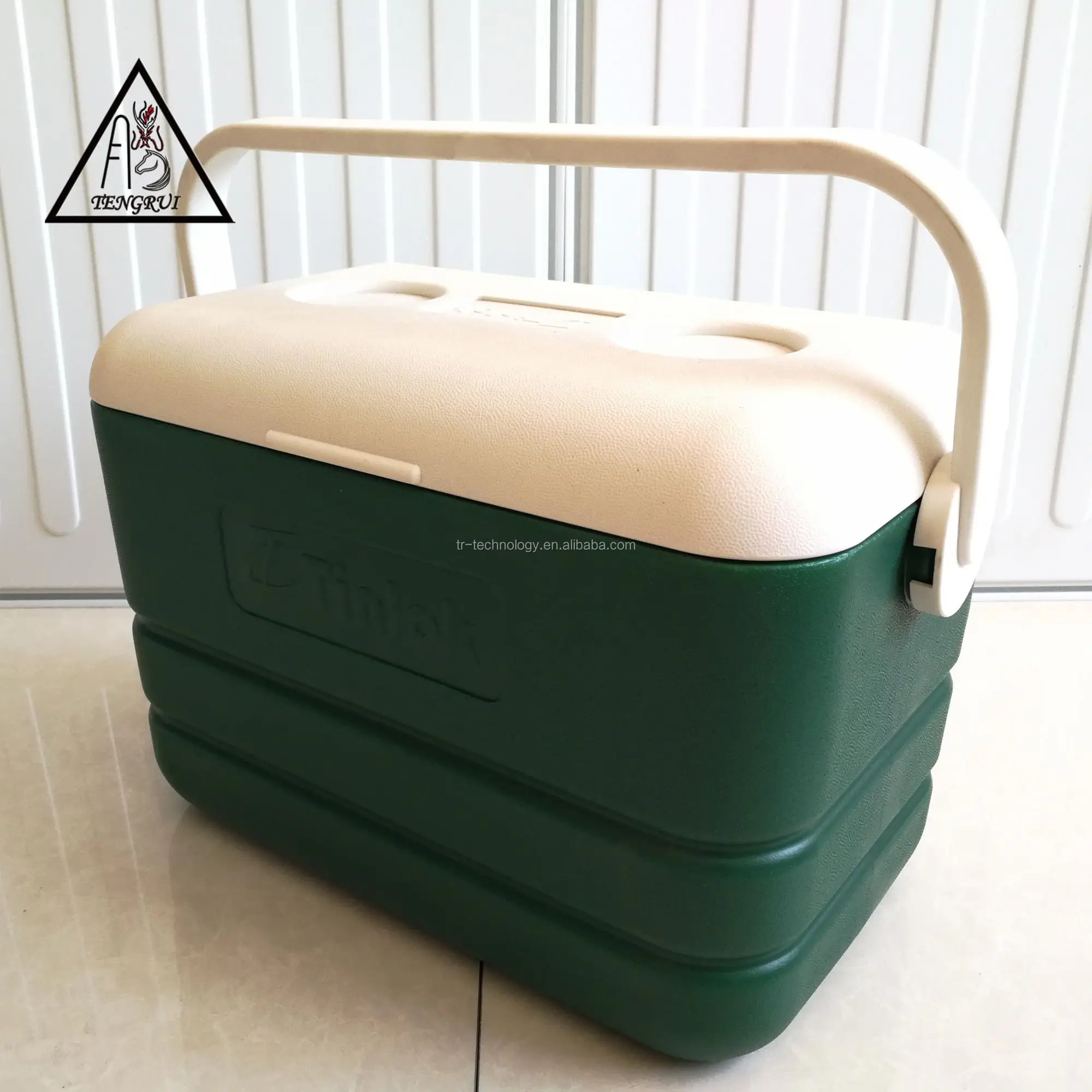 Ecofriendly Styrofoam Cooler Box 15l Ice Cooler Chest With Cup Holder