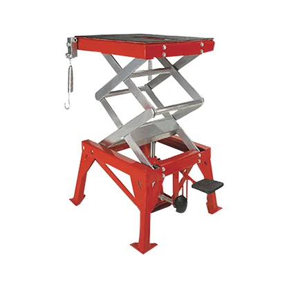 液压手动摩托车剪刀升降台