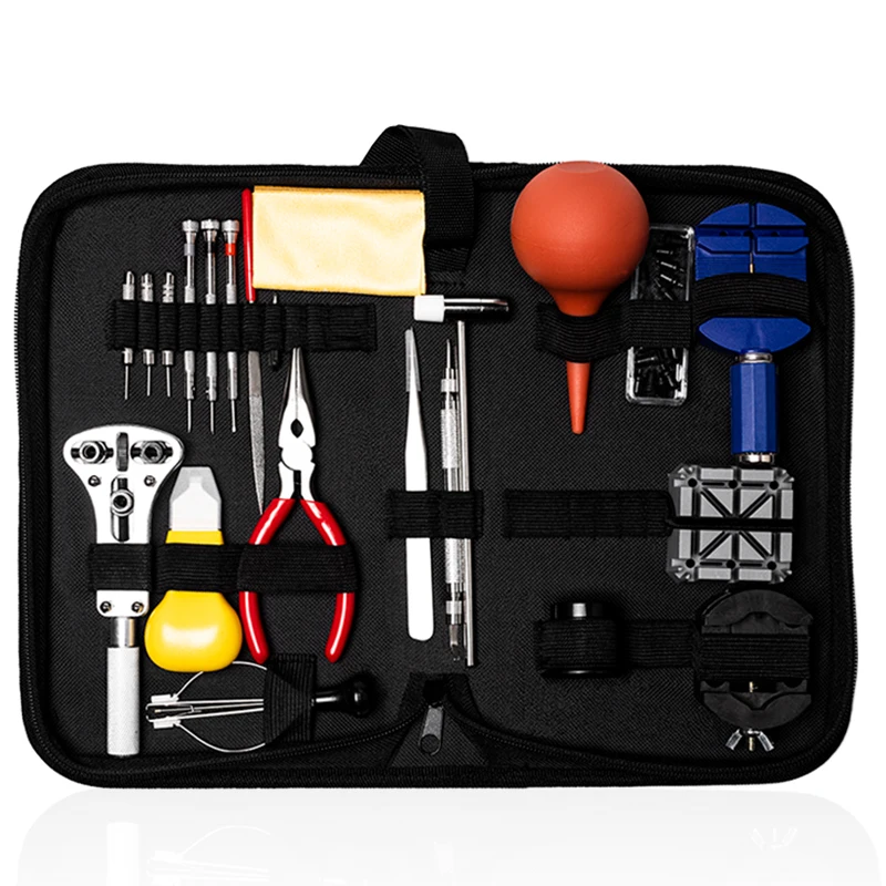 

Watch Repair Tool Kit Profesional Spring Bar Tool Back Case Opener Screwdriver set