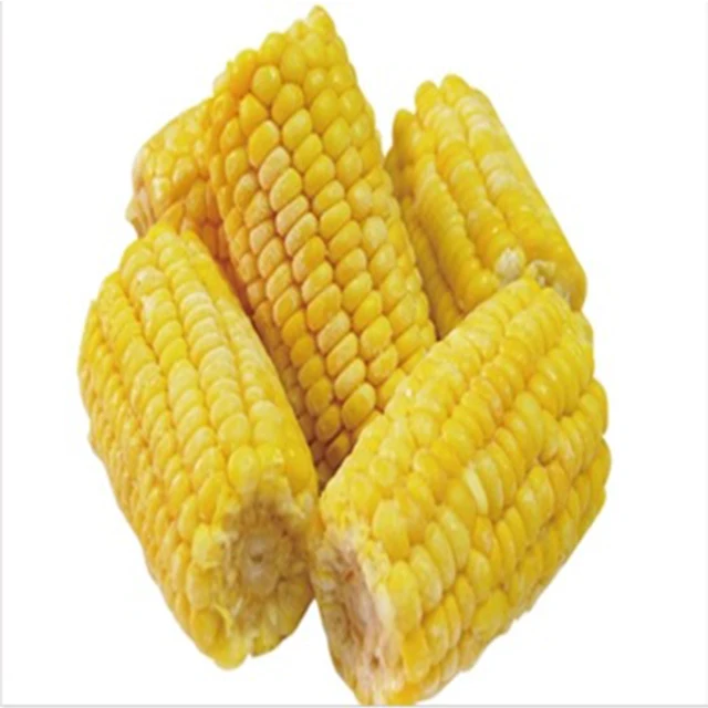 colorful frozen corn cob