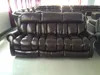 Popular furniture leather sofa with solid wood frame, function sofa set design