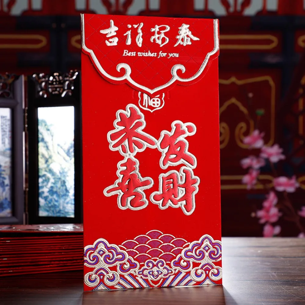 hot stamping red envelopes hong bao cute toys lucky money