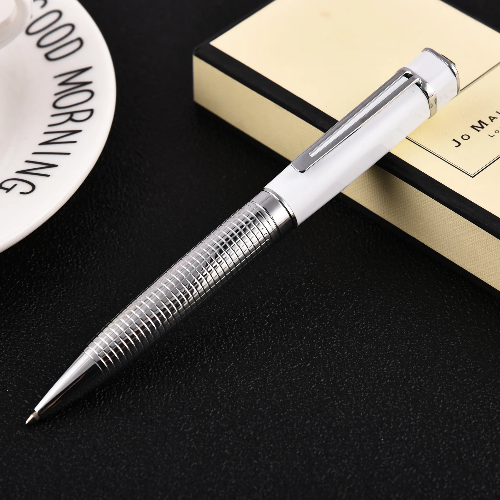 Carved Line Square Head Raw Materials Of Ball Pen Different Types Of