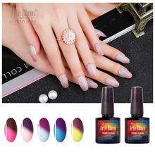 24 Colors Arte Clavo Choose 1 UV Gel Polish Nail Gel Color Temperature Changing Nail Enamel