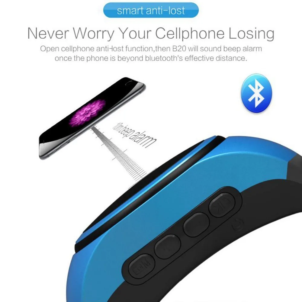 Smart wristband watch speaker mine wireless hands-free mini speaker 3w - ANKUX.COM